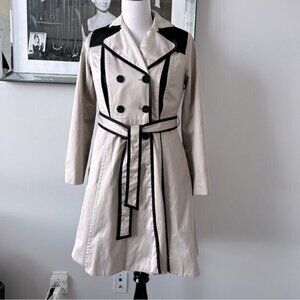 Principles by Ben de Lisi Fit and Flare Trench Coat (c)